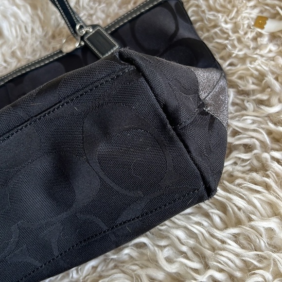 Coach Black Stripe Signature Bag - Picture 7 of 16